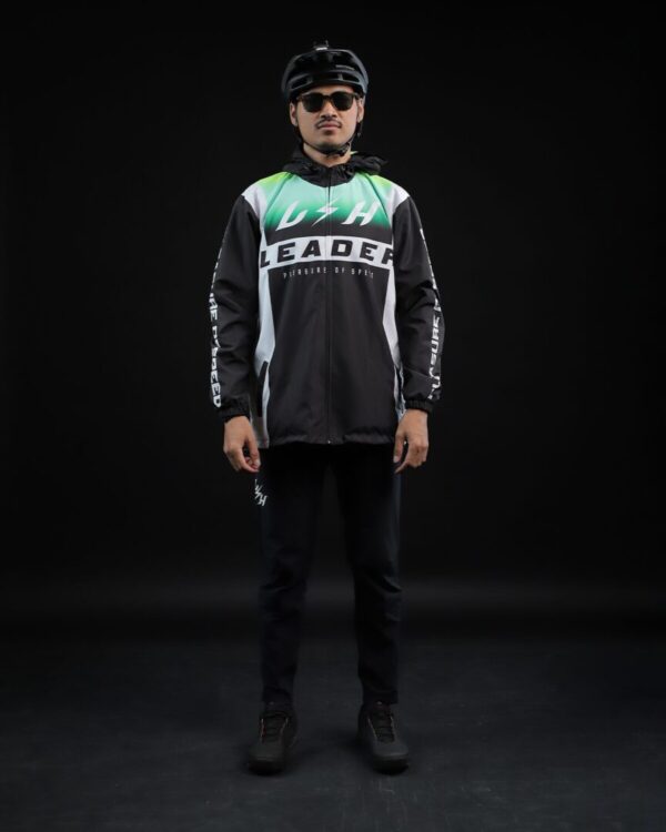 PLEASURE OF SPEED GREEN WINDBREAKER