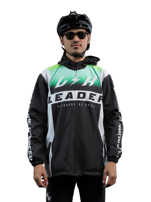 JAKET 1 PNG PLEASURE OF SPEED GREEN WINDBREAKER