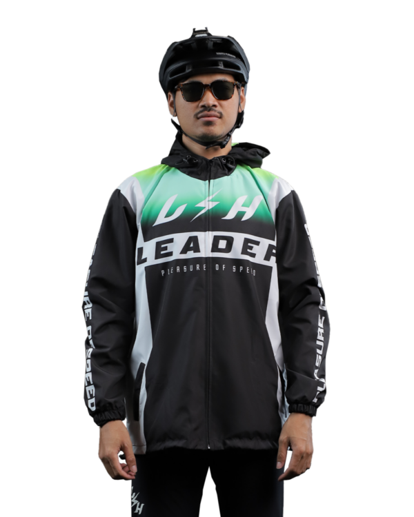 PLEASURE OF SPEED GREEN WINDBREAKER