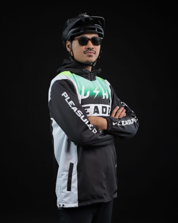 PLEASURE OF SPEED GREEN WINDBREAKER
