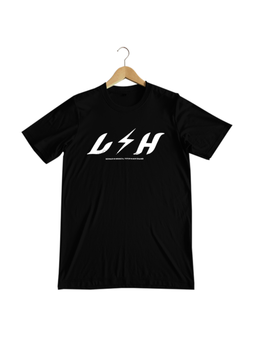 T SHIRT LH BLACK PNG LOGO BASIC T-SHIRT
