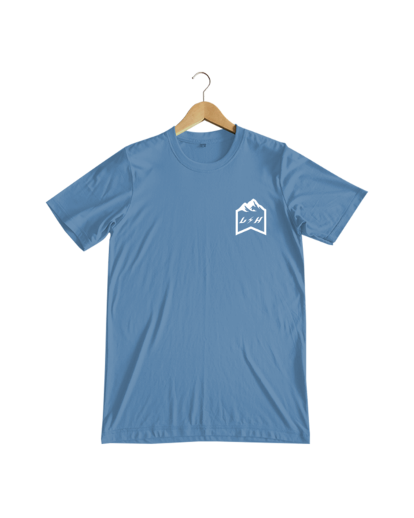 LH WAVE LOGO STEEL BLUE