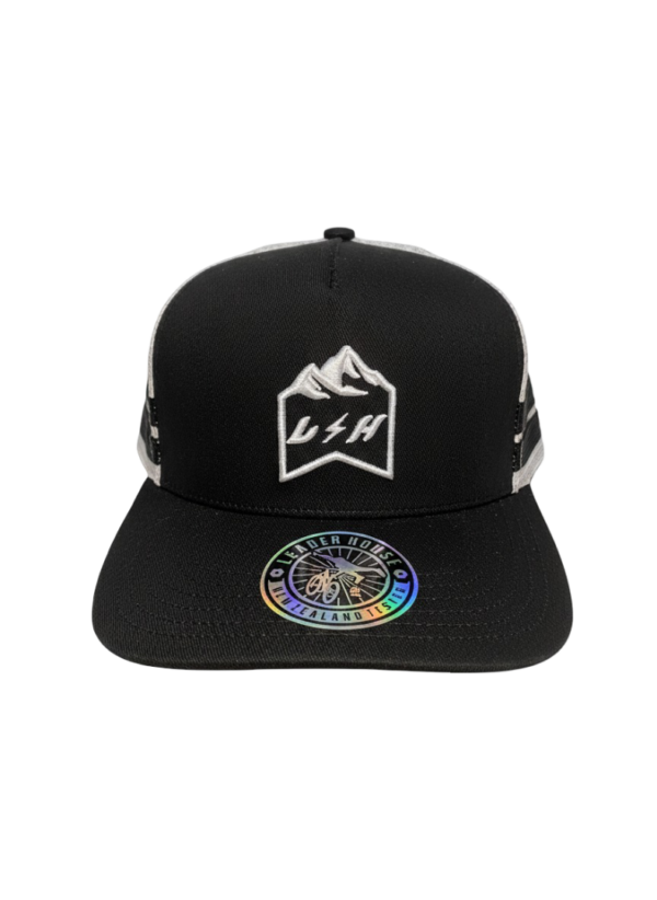 TRUCKER SNAPBACK LH BLACK & WHITE
